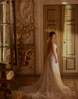 A-Linie Spitzen-Brautkleid von Demetrios