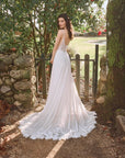 A-Linie Brautkleid aus Chiffon von Alberto Palatchi