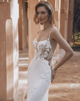 Spitzen-Meerjungfrau Brautkleid mit herzförmige Ausschnitt, von Enzoani
