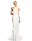 Brautkleid mit Hoher Kragen und offener Rücken, von Kyha