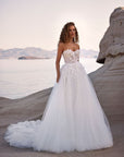 A-Linie Brautkleid mit schlitz von Milla Nova