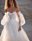 A-Linie Brautkleid mit schlitz von Milla Nova