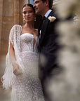 Halbtransparent-Meerjungfrau Brautkleid von Milla Nova