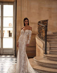 Meerjungfrauen-Hochzeitskleid aus Chantilly-Spitze von Milla Nova