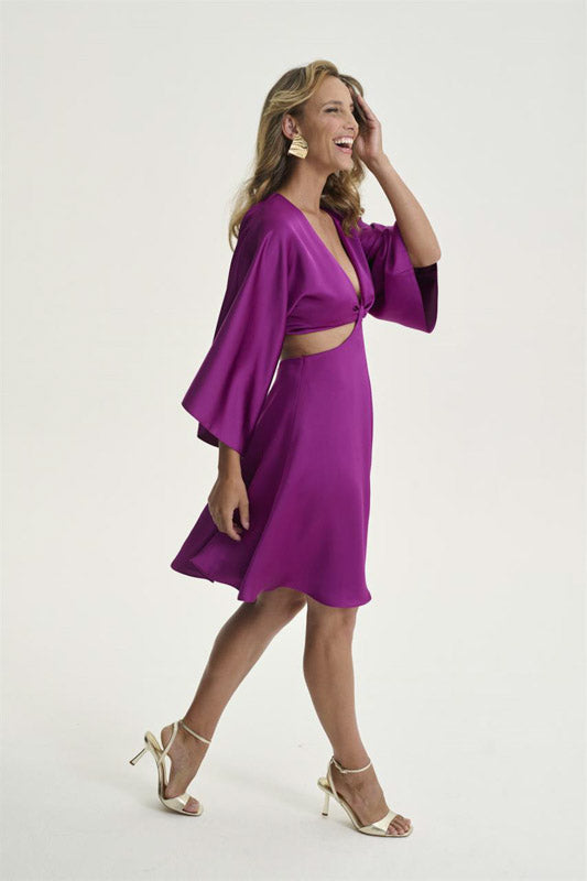 Kurzes Abendkleid mit lang Ärmel von Rembo Styling