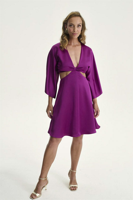 Kurzes Abendkleid mit lang Ärmel von Rembo Styling