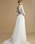 Brautkleid mit Schlitz von Rembo Styling