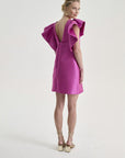 Kurzes Fuchsia Abendkleid von Rembo Styling