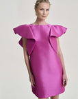 Kurzes Fuchsia Abendkleid von Rembo Styling