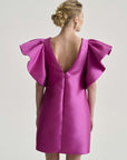 Kurzes Fuchsia Abendkleid von Rembo Styling