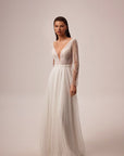 A-Linie Brautkleid mit lang Ärmel, von Milla Nova
