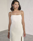 Brautkleid mit hohen Schlitz von Rembo Styling