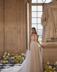 A-Linie Brautkleid aus Tüll und Spitze