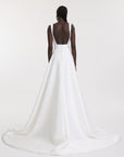A-Linie Brautkleid aus Satin von Kyha