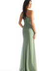 A-Linie Abendkleid mit Schlitz, von Morilee
