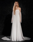 A-Linie Brautkleid mit Trägerloses von Vera Wang