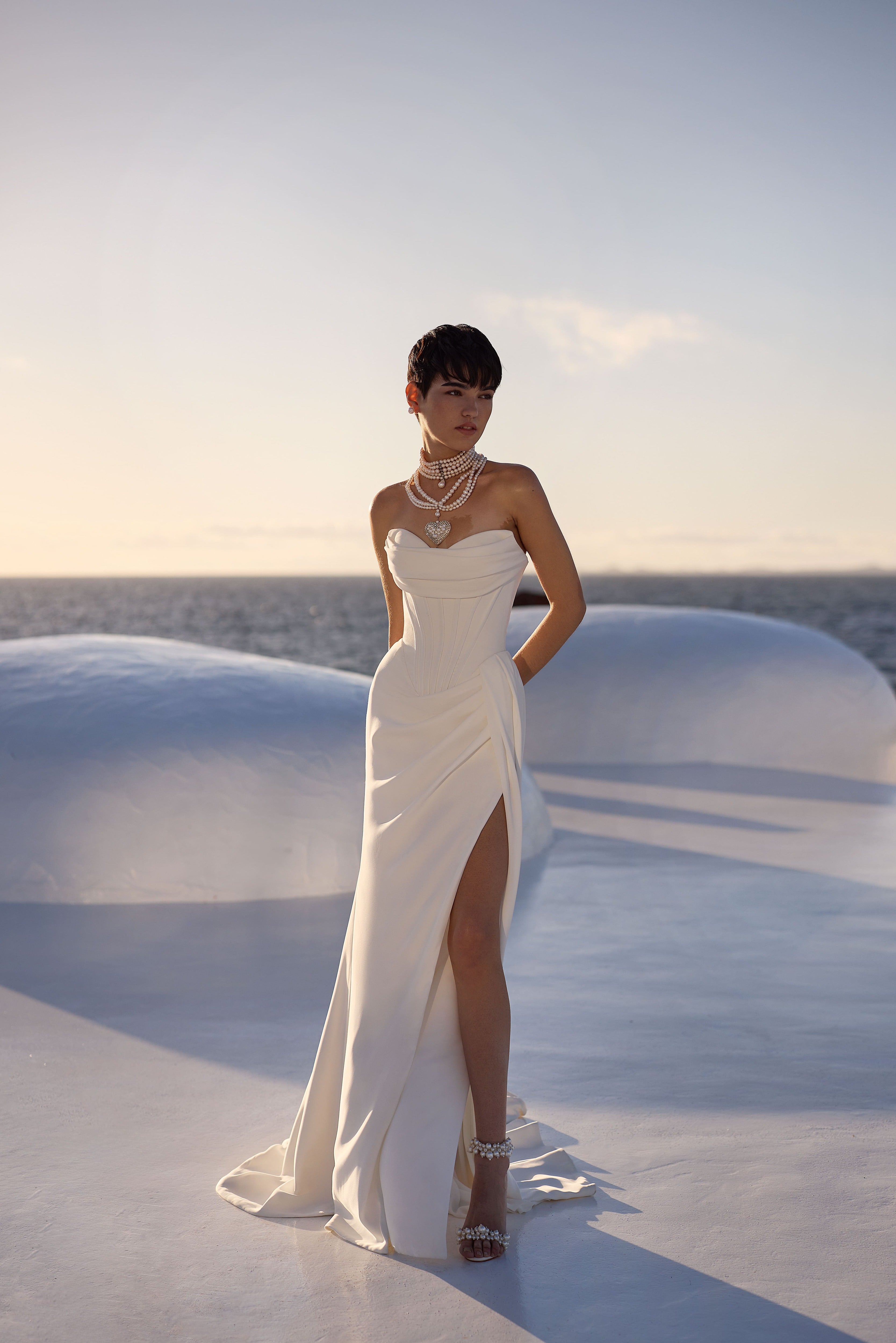  Meerjungfrau-Brautkleid mit Korsett von Milla Nova