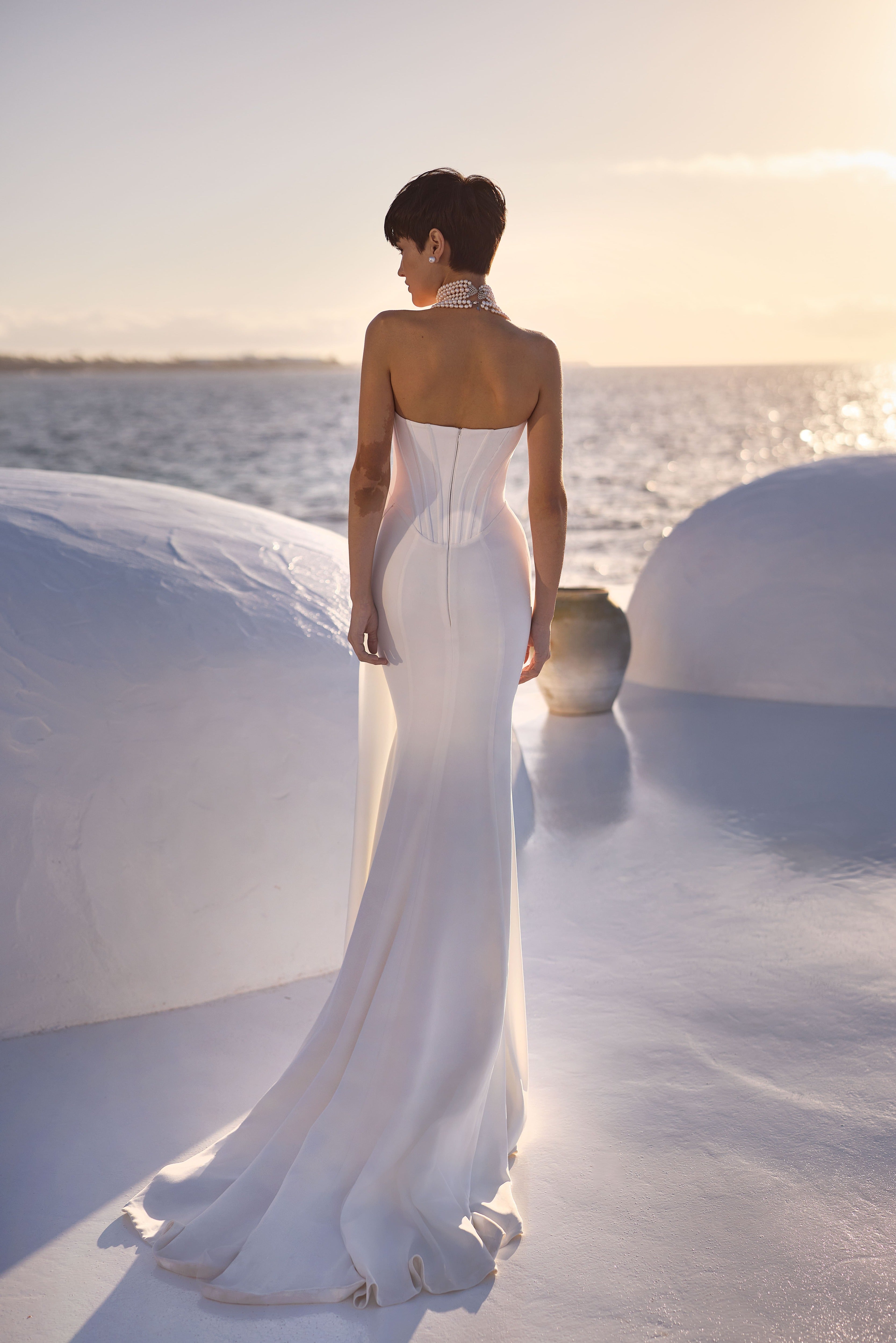 Meerjungfrau-Brautkleid mit Korsett von Milla Nova