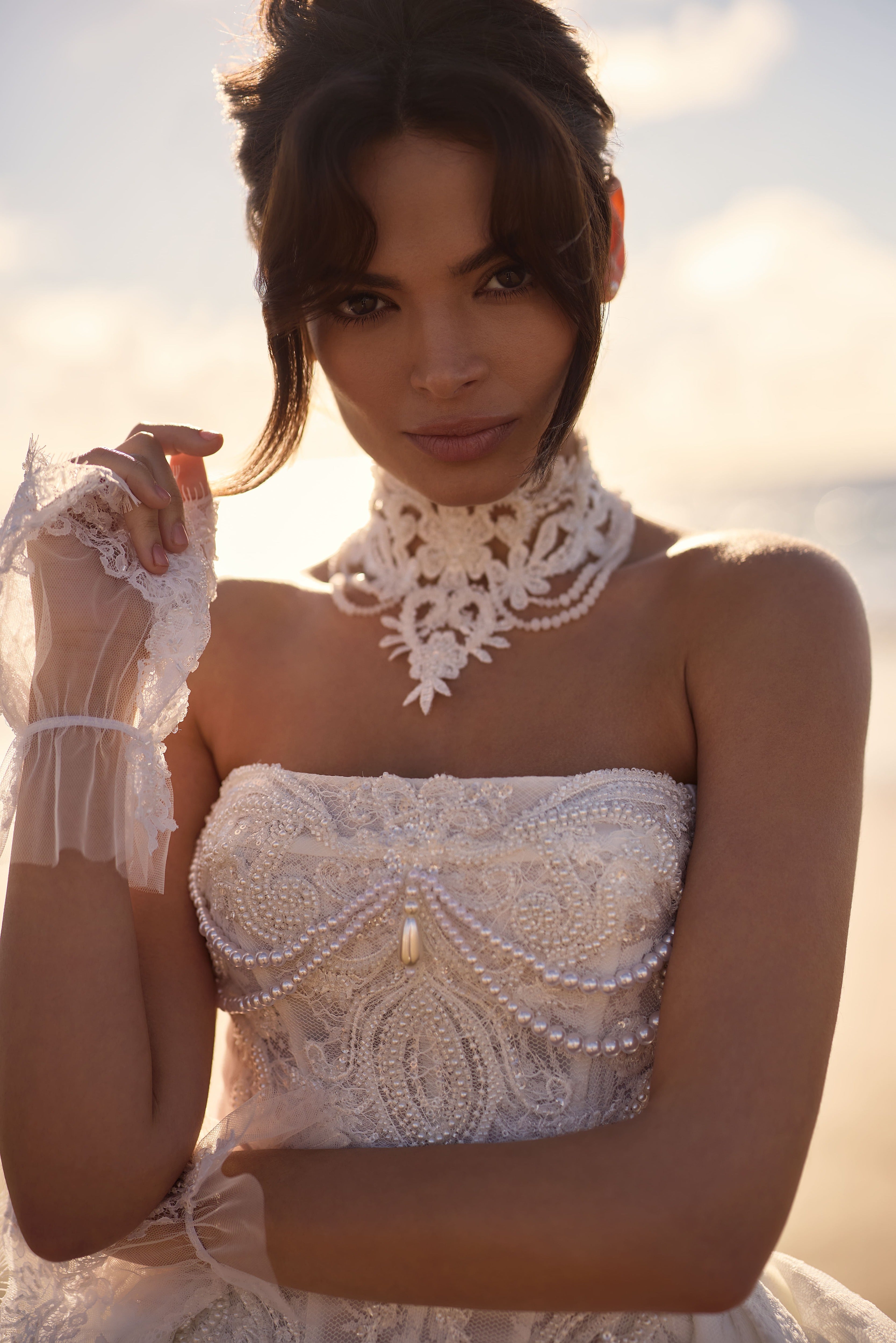  Prinzessinnenkleid aus Chantilly-Spitze von Milla Nova