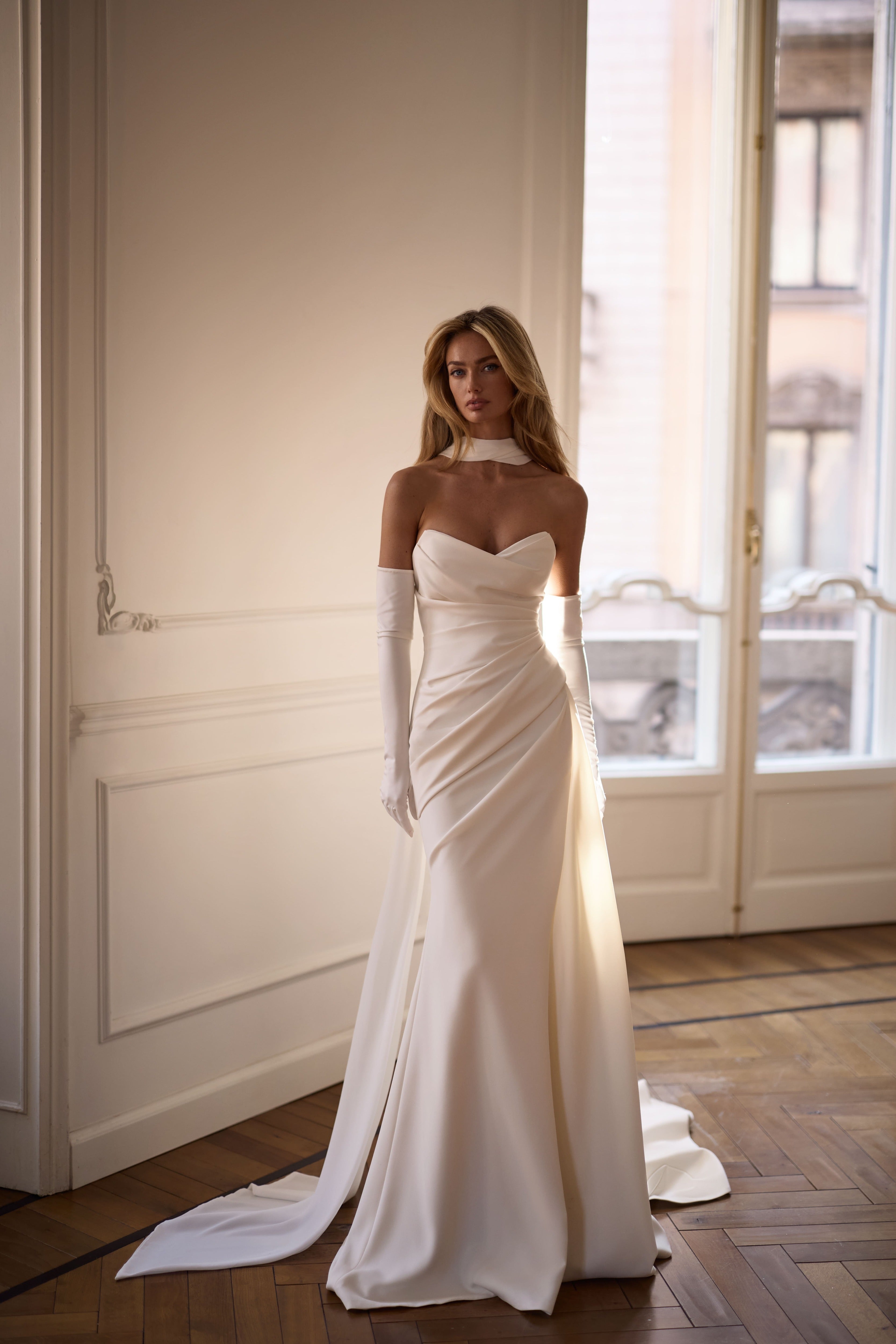 Meerjungfrau-Brautkleid mit Herzausschnitt von Milla Nova