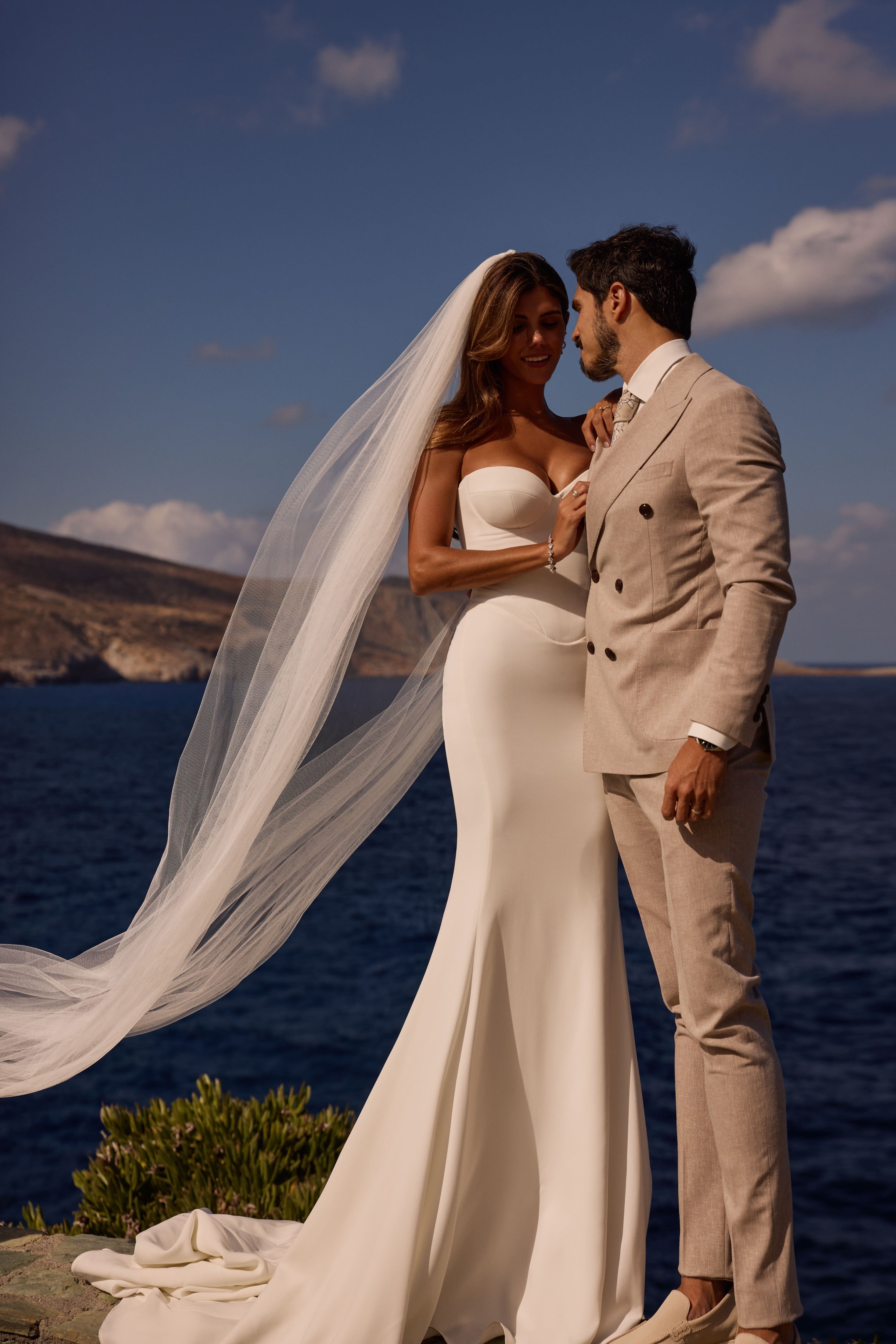 Meerjungfrau-Brautkleid aus Satin von Milla Nova