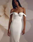 Brautkleid mit ein schlitz hinten von Eva Lendel 